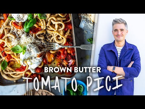 Brown Butter Tomato Pici 🍝