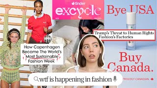 "most sustainable" fashion week drama, Trump's impact on fashion, Shein saga update & more
