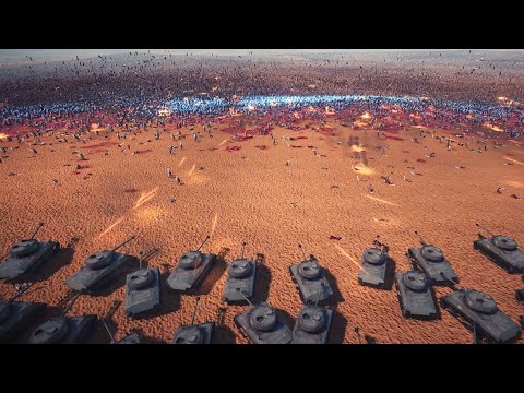 1 MILLION JEDI KNIGHT vs 10 000 TANK UEBS 2 Ultimate Epic Battle Simulator 2