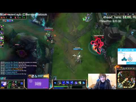 Sneaky duo LemonNation vs Piglet - Ashe vs Lucian ADC - League of Legends Gameplay