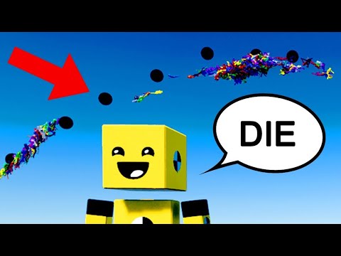 I Fight 1000 Ragdolls with a BLACK HOLE RAINBOW!