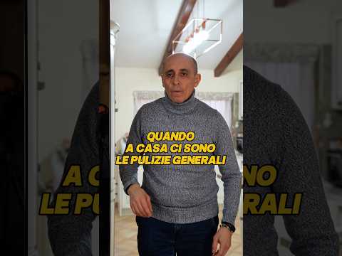 Quando a casa ci sono le pulizie generali 🧹 segui @081comedy anche se sta bagnato a terra 🤣