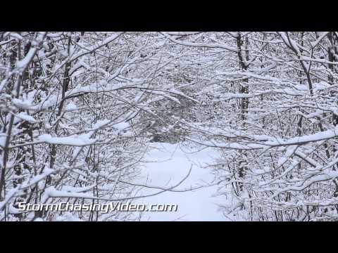 12/27/2014 Rice Lake, WI Winter storm cleanup - B-Roll