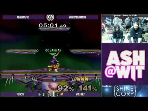 Ferocitii (Peach) vs WIT | ORLY (Fox, Falcon) - ASH@WIT #82 Melee Winner's Quarters