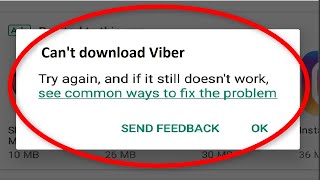 How To Fix Can't Download Viber Google Playstore Android & ios || Cannon Download App Playstore