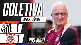 CORINTHIANS AO VIVO: COLETIVA DE DORIVAL JÚNIOR APÓS EMPATE CONTRA O SANTOS PELO BRASILEIRÃO | ESPN
