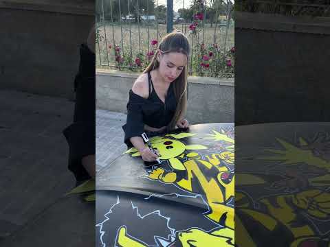 Pinté mi coche #paint #pintura #art
