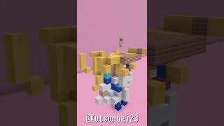【マイクラ】【マイクラ】不知火フレアさんを作ってみた！２ホロライブメンバー全員作る！ #shorts  #minecraft #hololive