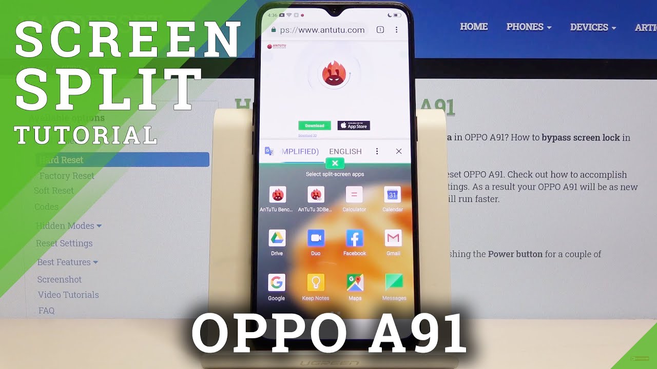 How to Split Screen in OPPO A91 – Create Double Screen