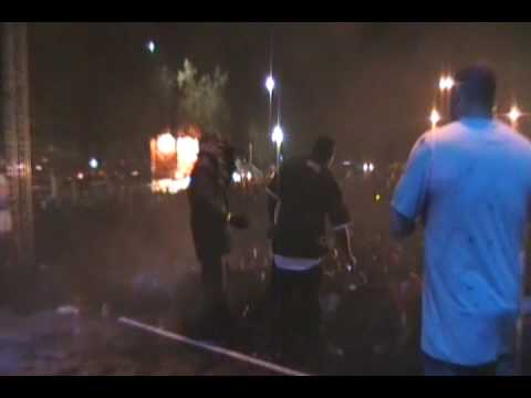 CROOKED-I & DICE on stage at PAID DUES