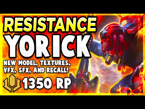 *NEW* RESISTANCE YORICK IF ABSOLUTELY DISGUSTING (IN A GOOD WAY) - League of Legends PBE Gameplay