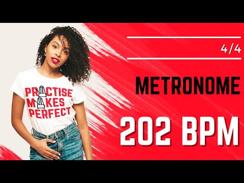 💪 🎼 METRONOME 202 BPM 4/4