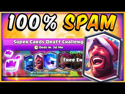 SUPER CARDS DRAFT CHALLENGE in CLASH ROYALE!