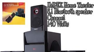 Unboxing Impex Home Theater 51 Bluetooth Speaker C