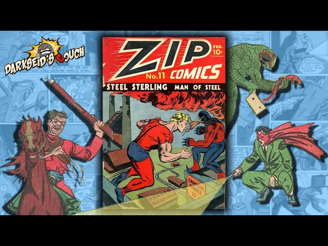 Vídeo relacionado con The Complete Zip Comics - Pt 2: The Full 47-Issue Series in 15 Volumes --- Starring Steel Sterling, The Original Man Of Steel -- Issues #4-6 --- All Stories - No Ads