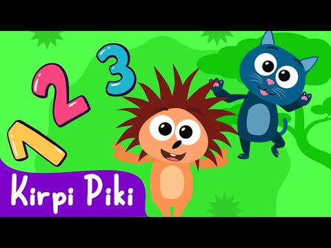 10 Küçük Kedicik - Kirpi Piki ile Sayıları Öğreniyoruz! Kirpi Piki Çizgi Film Çocuk Şarkıları