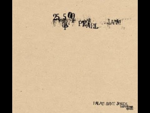 Pearl Jam - Palau Sant Jordi, Barcelona, 2000.