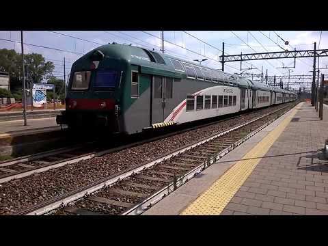 E464 461+6 2 piani Trenord - Monza - 31/07/2019