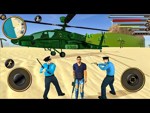 US Army Tank Helicopter Bike and Cars Open City Simulator - Android Gameplay