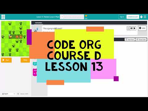 Code.org Course D Lesson 13 Nested Loops in Maze - Code Org Express Course Lesson 14 Answers