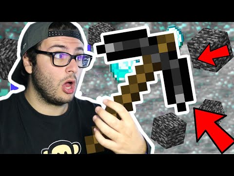 HO GIOCATO CON IL PICCONE DI BEDROCK! *Efficienza 10000* - Minecraft