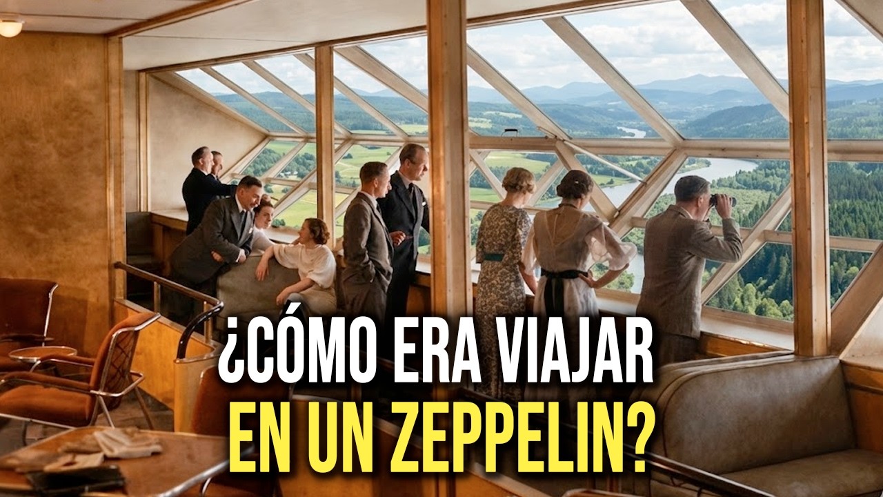 ¿Cómo era viajar en un zeppelin?