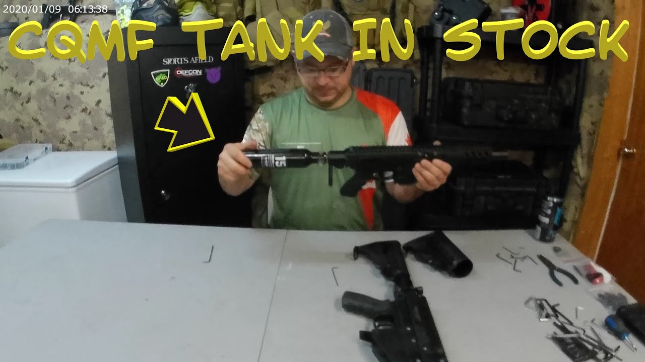 Valken CQMF Tank in Stock CO2 Adaptor