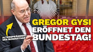 REDE DES JAHRES: Gregor Gysi Eröffnet Den Neuen Bundestag!