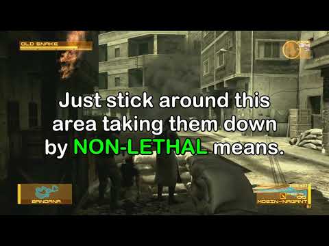 Metal Gear Solid 4: Hawk/kill emblems farm location