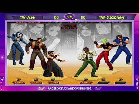 Aze (阿泽) Vs TW-Xiaohey FT10 KOF 2002 UM - 19/05/2021 Um combate extremamente assustador