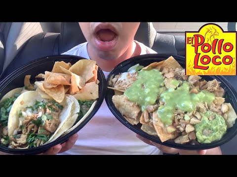 El Pollo Loco Fire-Grilled Loco Chicken Nachos & Tacos Al Carbon REVIEW!