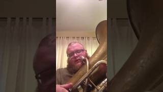 Double pedal C to Triple high C on the Tuba