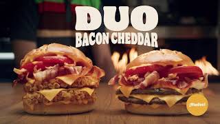 Burger King ¡VUELVE LA DUO BACON CHEDDAR! anuncio