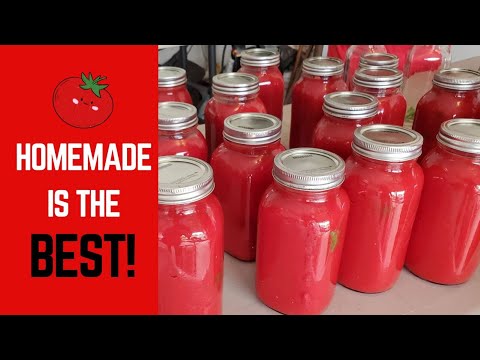 Making Jarred Tomato Sauce | Our Italian Tradition Continues!