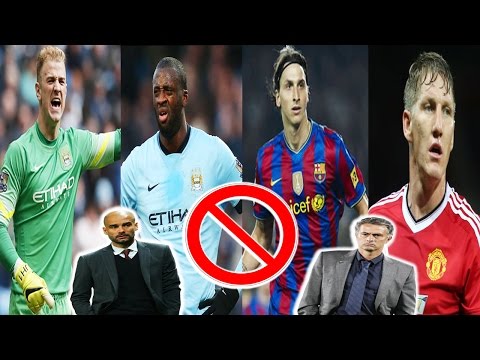 Los 15 futbolistas rechazados por Guardiola y Mourinho