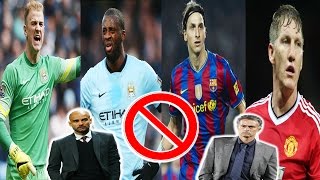 Los 15 futbolistas rechazados por Guardiola y Mourinho