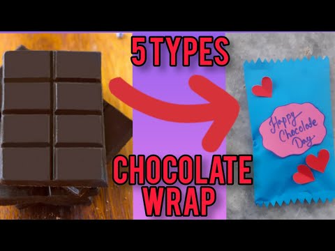 5 Chocolate Wrap Ideas || Bidisha's Creatives