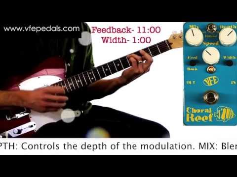 VFE Pedals Choral Reef analog chorus - Copper + Silver image 2