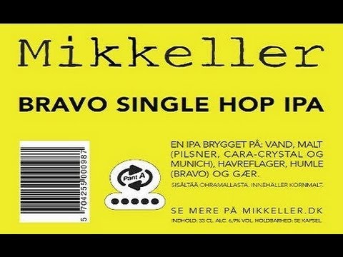 Beer Review:Mikkeller Bravo Single Hop Series (Review #246)