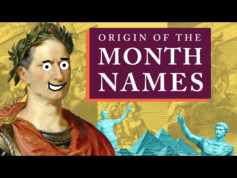 How the months got their names