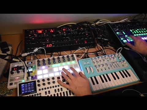 Jam #13 (Kordbot, OB-6, Microbrute SE, TR-8, Beatstep Pro, H9)