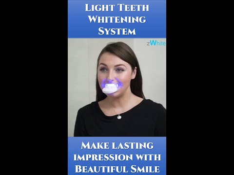 Light Teeth Whitening System | How to Whiten Teeth Fast #Shorts