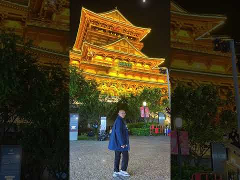 Temple Huàchéng Sì, at Yaobu Ancient Tower, located in Liuzhou, Guangxi, China