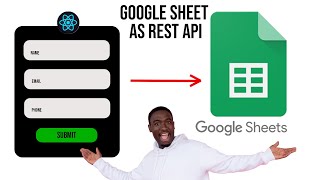 How to Send Form Data To Google Sheet In React Website | Google Sheet As Your Rest API in React App