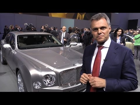 Bentley Mulsanne Hybrid Concept Car explained by Bentley CEO Dr. Wolfgang Schreiber