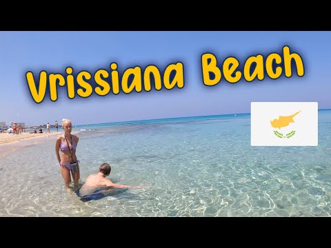 Vrissiana beach sea view | Protaras | Cyprus | Walking Mango 4K Tour