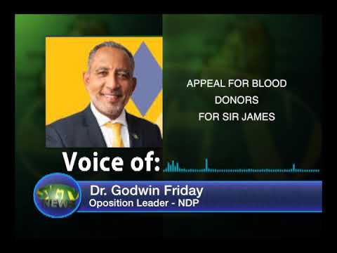 Appeal for blood for Sir James