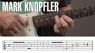 Mark Knopfler Guitar Licks Lesson