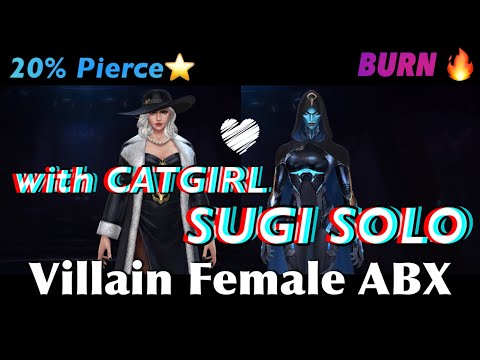 Blackcat supports Supergiant | Female Villain ABX (Burn)