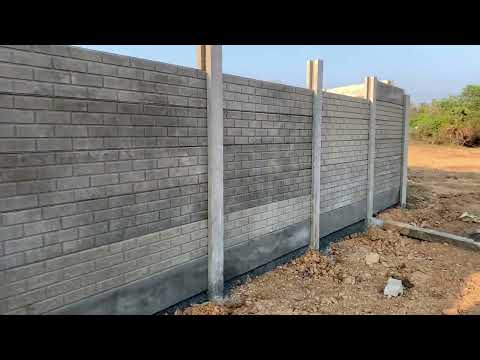 6 inch Precast RCC Boundary Wall